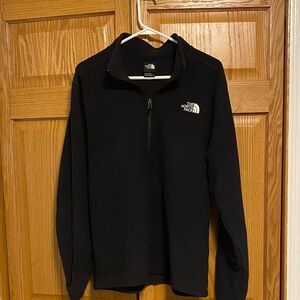 The North Face Black Half-Zip Fleece Pullover